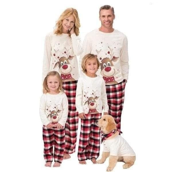 Pajamas for the Family and Dog Christmas