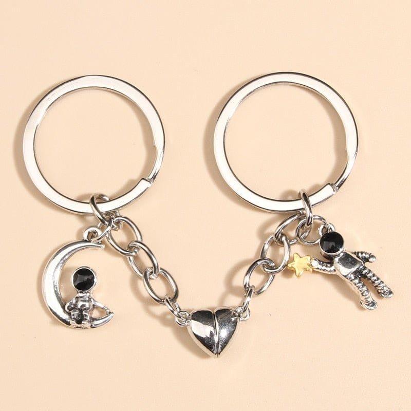Porte-Clé Astronautes Couple