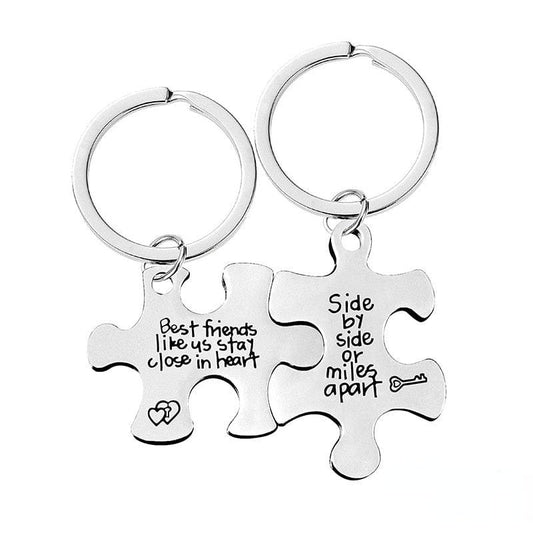 Puzzle Best Friend Keychain
