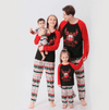 Pyjama noël famille rouge et noir