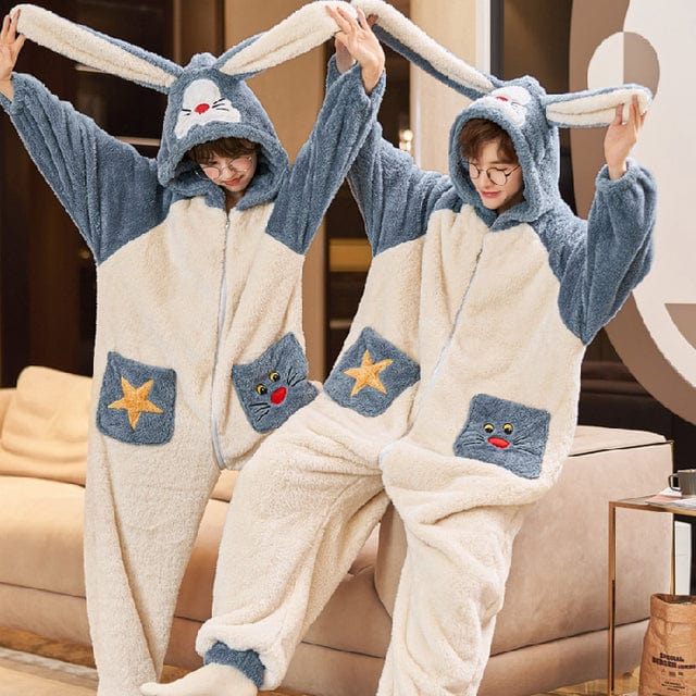 Rabbit Couple Onesies