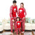 Red Pajamas Family Christmas