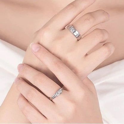 Silver Engagement Rings for Couples