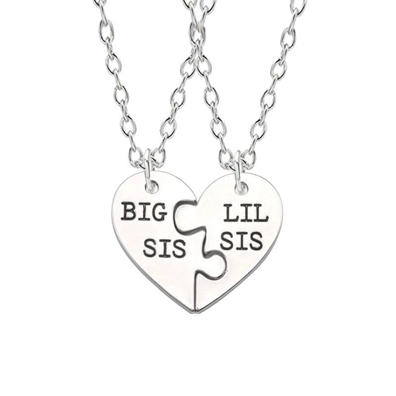 Silver Sister Necklace