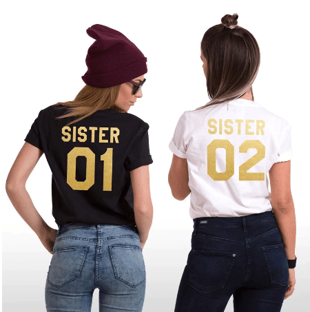 Sisters Matching Tees