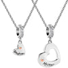 Split Heart Necklace Mother Daughter