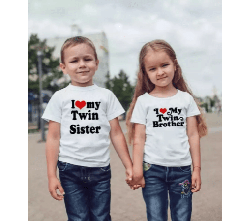 Twin T-Shirt For Brother And Sister