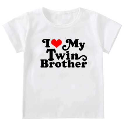 Twin T-Shirt For Brother And Sister