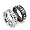 Viking Runes Couple Ring