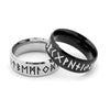 Viking Runes Couple Ring