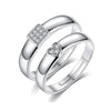 Wedding Silver Couple Ring