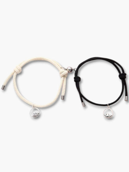 Magnetic Couple Bracelets Set