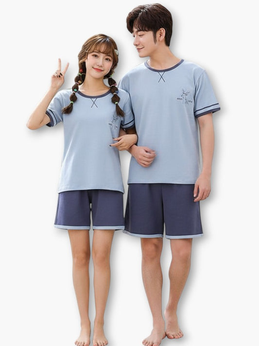 Cute Couple Matching Summer Pyjamas