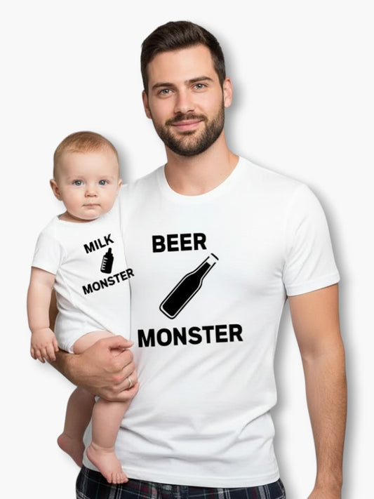 Daddy and Me Monster T-shirts