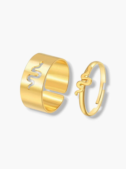 Snake Couple Ring