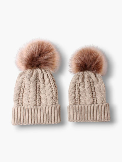 Mom Daughter Beanies