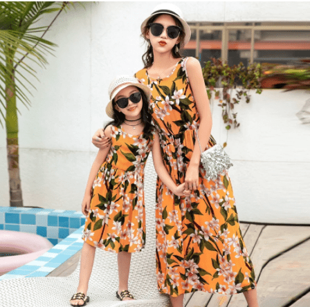 Yellow Mommy and Me Dresses