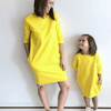 Yellow Mommy and Me Sweater Dresses