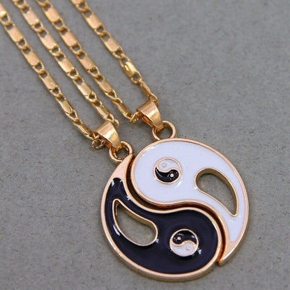 Yin Yang Friendship Necklaces