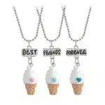 3 Person BFF Necklace
