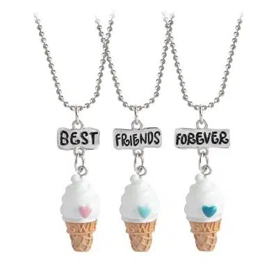 3 Person BFF Necklace