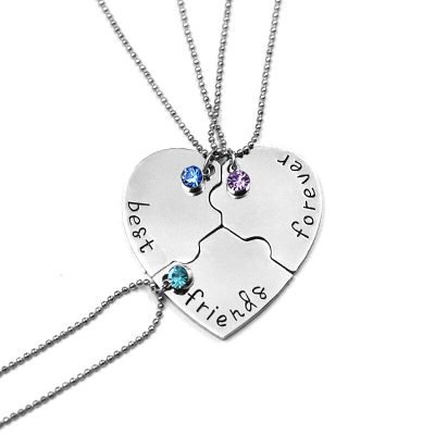 3 Piece Best Friend Necklace