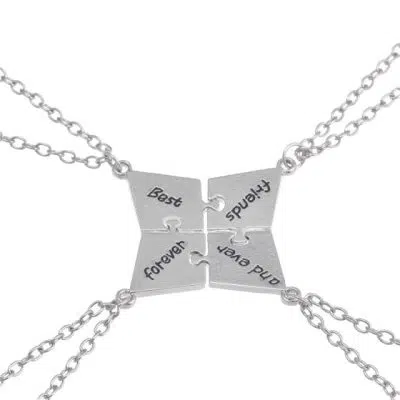 4 Part Friendship Necklace
