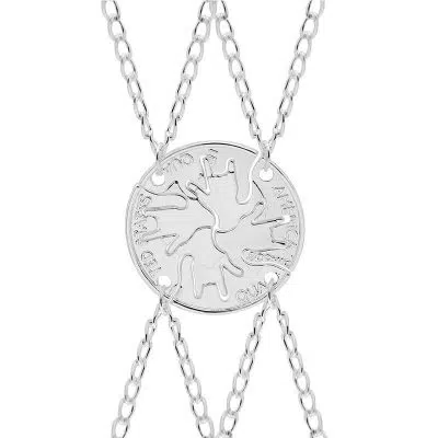 4 Piece Best Friend Necklace