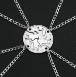 4 Piece Best Friend Necklace