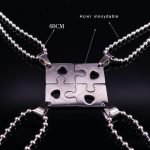 4 Puzzle Piece Best Friend Necklaces