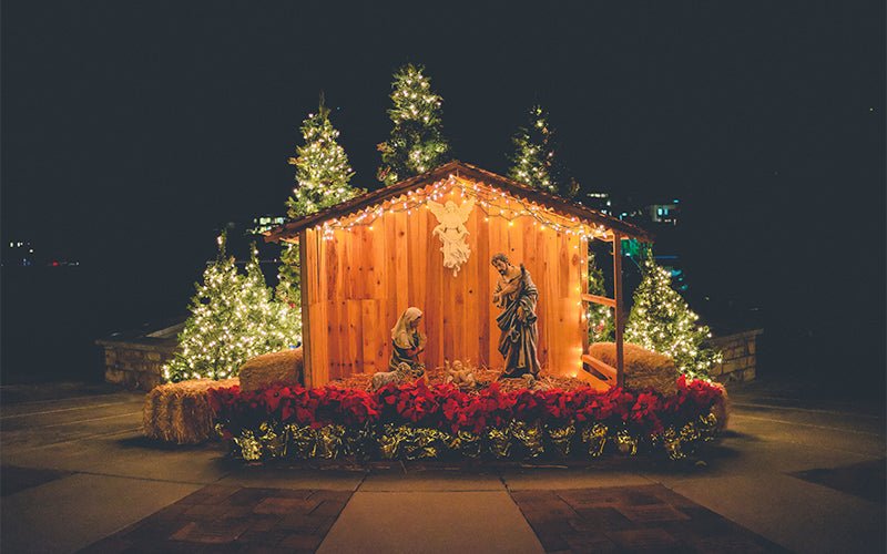 Christmas nativity scene