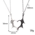 Angel Devil Couple Necklace