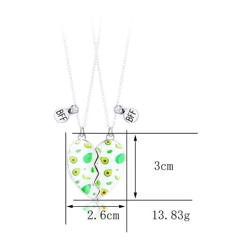Avocado Best Friend Necklace