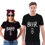 Baby & Beer Couple T-shirt