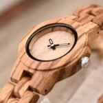 Bamboo Couple Watches Set