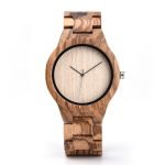 Bamboo Couple Watches Set