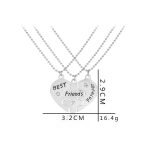 Best Friend Gifts Puzzle Piece Necklace for3