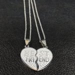 Best Friend Half Heart Necklace