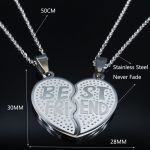 Best Friend Half Heart Necklace