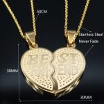 Best Friend Half Heart Necklace