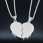 Best Friend Half Heart Necklace