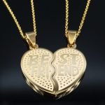 Best Friend Half Heart Necklace