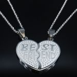 Best Friend Half Heart Necklace