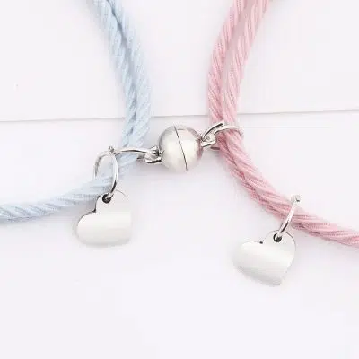 Best Friend Heart Bracelets