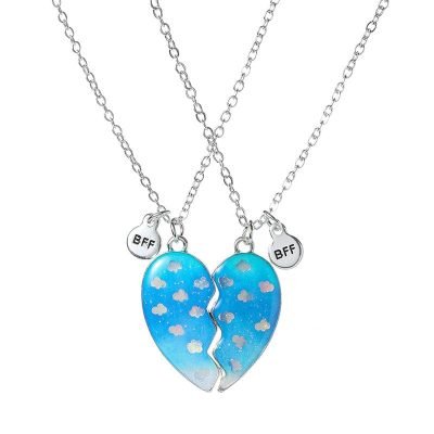 Best Friend Heart Necklace