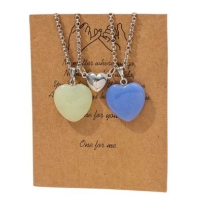 Best Friend Heart Necklaces for 2