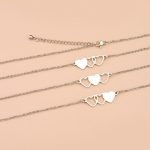 Best Friend Love Heart Necklace