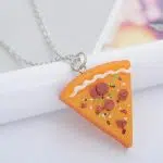 Best Friend Pizza Necklace