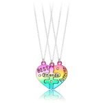 Best Friends Forever Split Heart Necklace