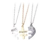 Best Friends Forever Split Heart Necklace